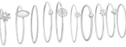 Set di anelli - Silver Vintage