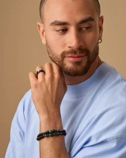 Set di anelli da uomo - Silver Shadow