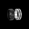 Set di anelli da uomo - Steel Black