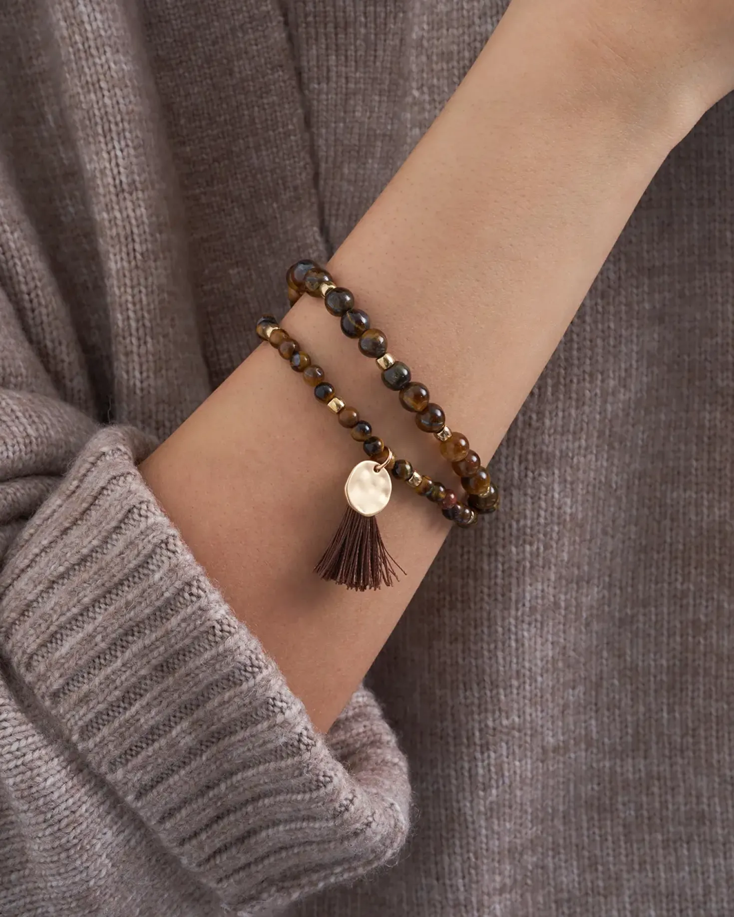 Set di braccialetti - Eye of Tiger