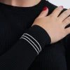Set di braccialetti - Glossy Silver