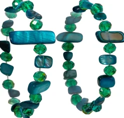 Set di braccialetti - Green Duo