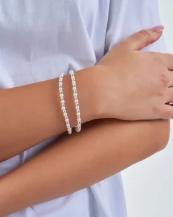 Set di braccialetti - Pearly Silver