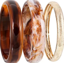 Set di bracciali - Natural Brown
