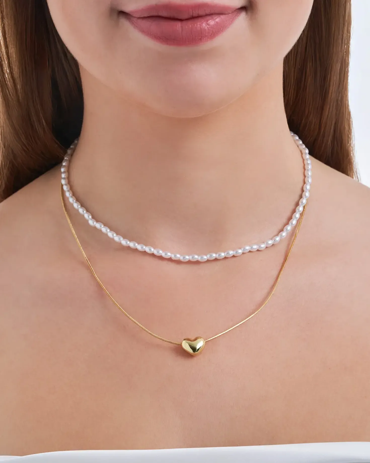 Set di collane - Puffy Pearl