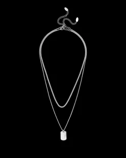 Set di collane da uomo - Silver Tag