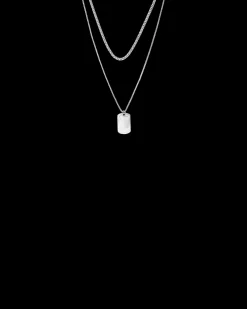 Set di collane da uomo - Silver Tag