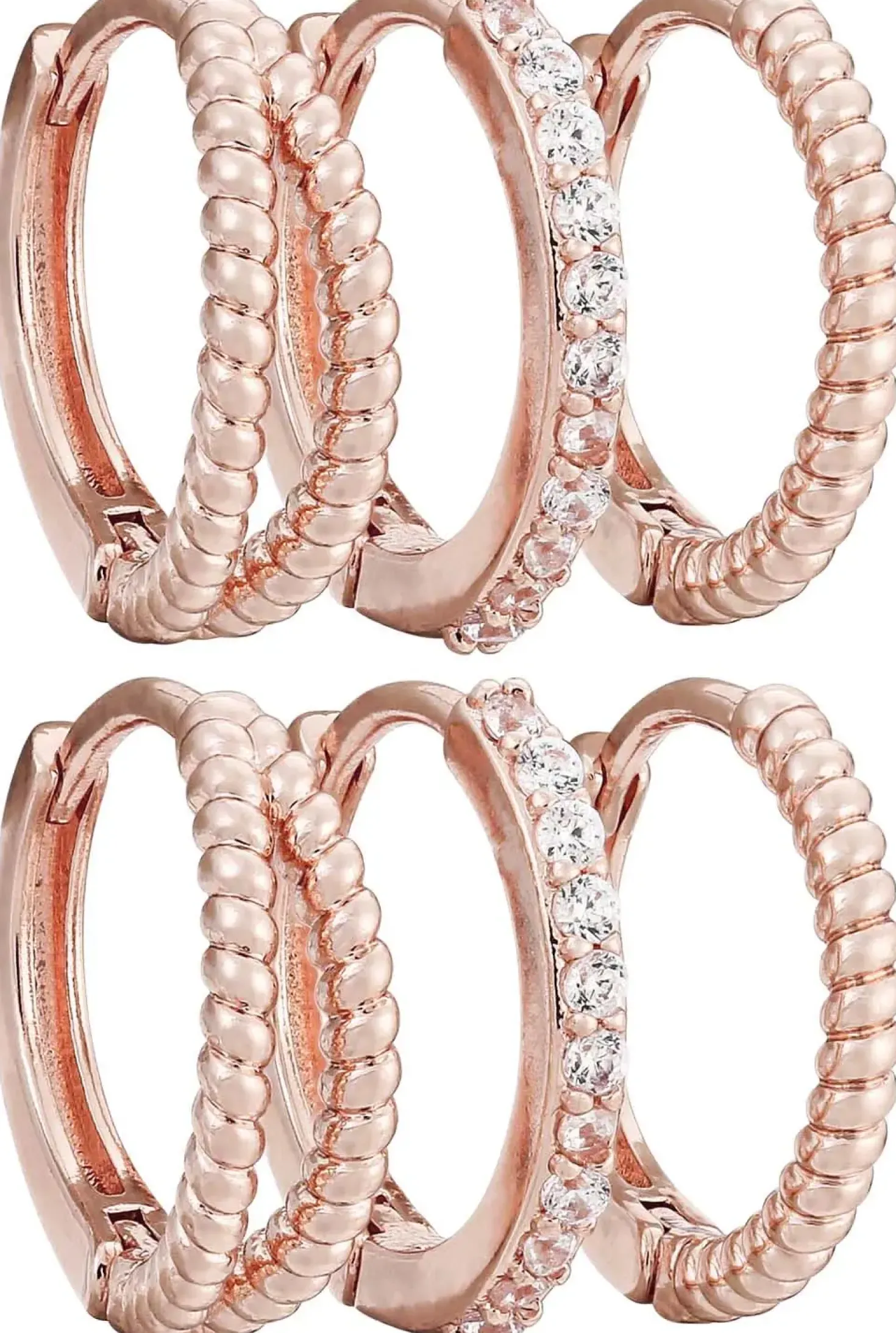 Set di creoli - Basic Rose