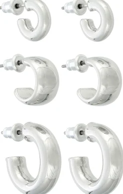 Set di creoli - Classic Silver