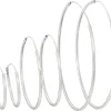 Set di creoli - Classy Silver