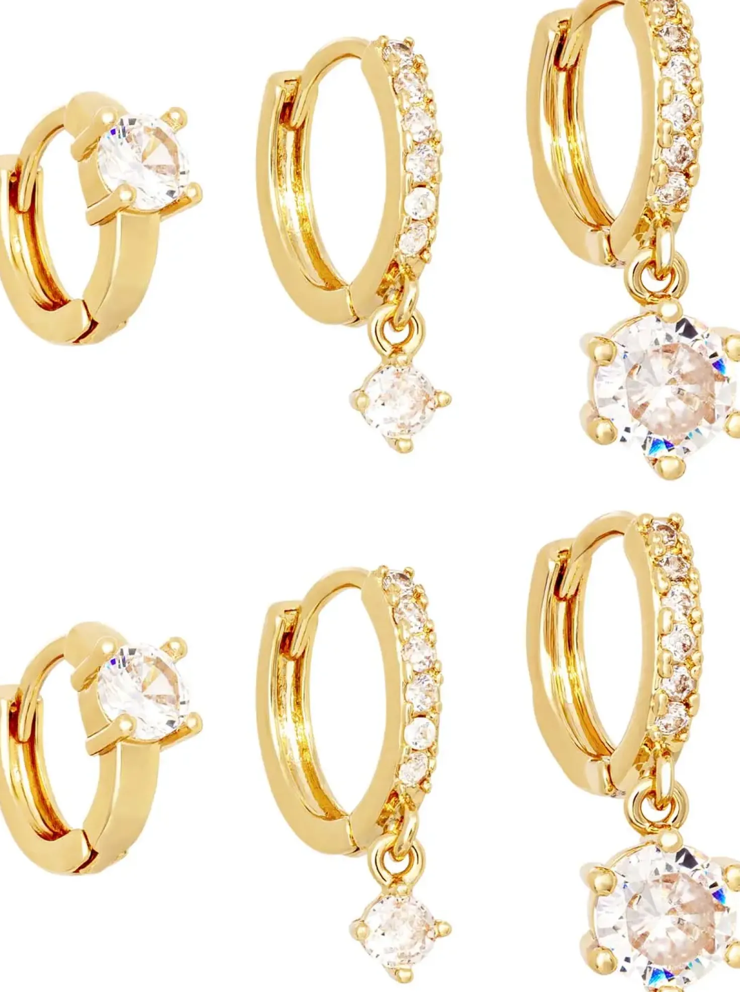 Set di creoli - Crystal Charms