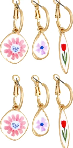 Set di creoli - Flower Dreams