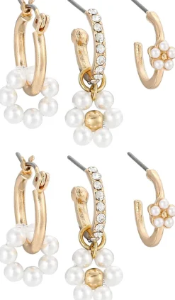 Set di creoli - Pearly Flowers