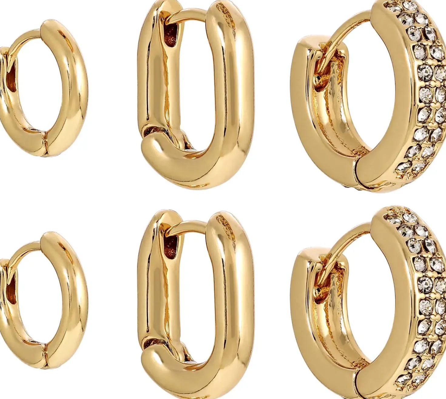 Set di creoli - Perfect Gold