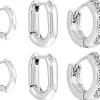 Set di creoli - Perfect Silver
