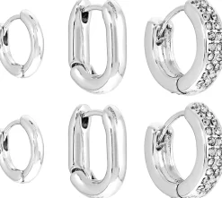 Set di creoli - Perfect Silver
