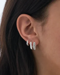 Set di creoli - Perfect Silver