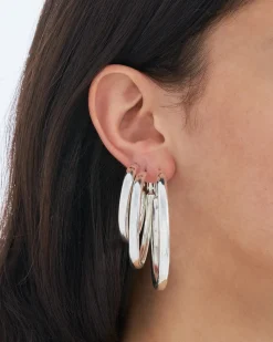 Set di creoli - Silver Essentials