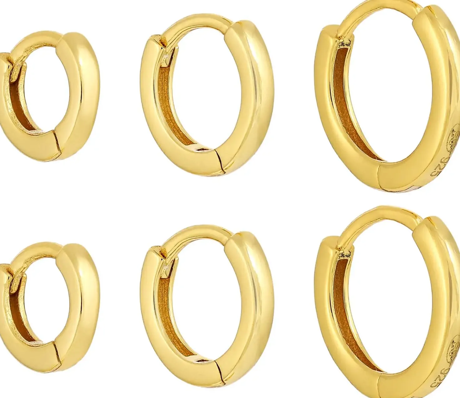 Set di creoli - Slim Gold