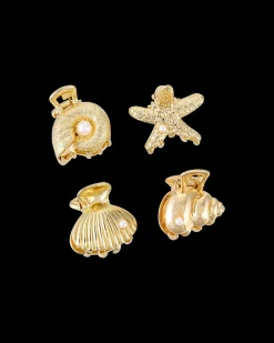 Set di fermagli per capelli - Golden Shells