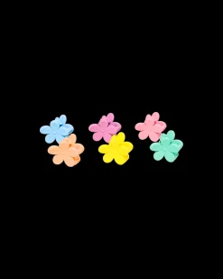 Set di fermagli per capelli - Colorful Flowers