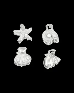 Set di fermagli per capelli - Silver Shells