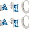 Set di orecchini - Blue Crystals