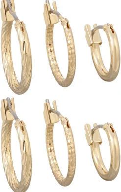 Set di orecchini - Gold Trio