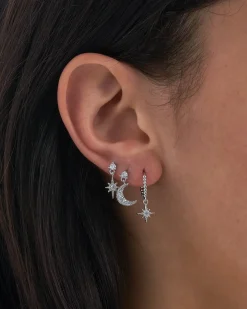 Set di orecchini - Moon Star