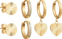 Set di orecchini - Steel Heart