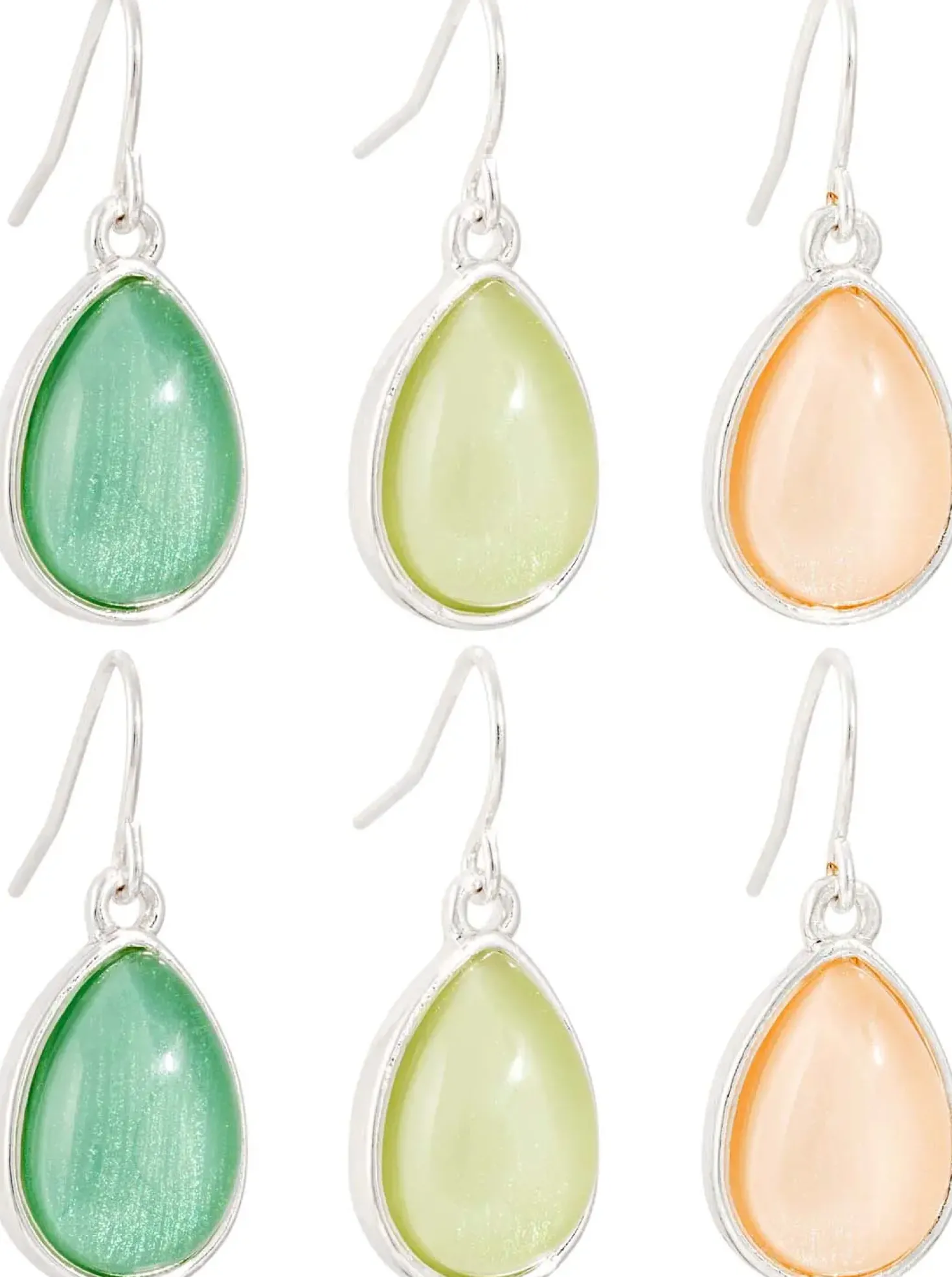 Set di orecchini a pendente - Colorful Gem
