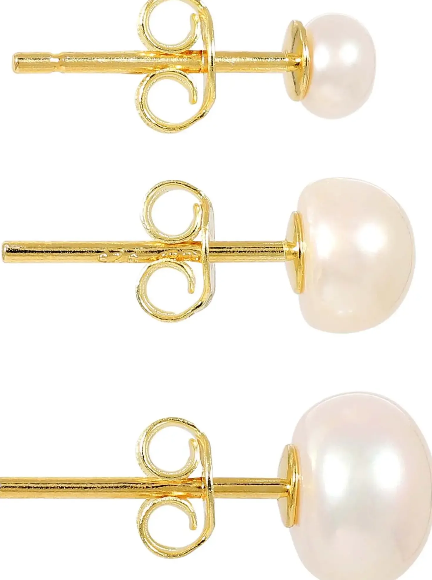 Set di orecchini a perno - Pearly Essentials