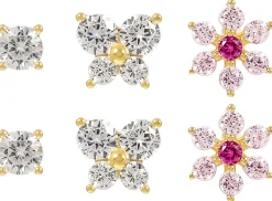 Set di orecchini a perno - Floral Cuties