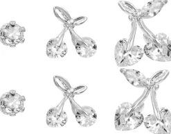 Set di orecchini a perno - Sparkling Cherry