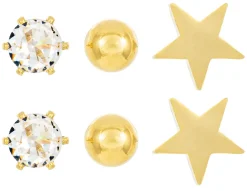 Set di orecchini a perno - Star Shine