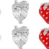 Set di orecchini a perno - Strawberry Trio
