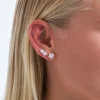 Set di orecchini a perno - Zirconia Trio