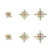 Set di orecchini a perno - Colorful Stars
