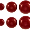 Set di orecchini a perno - Red Balls