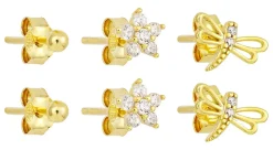 Set di orecchini a perno - Spring Trio