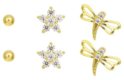 Set di orecchini a perno - Spring Trio