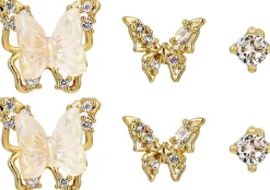 Set di orecchini a perno - Golden Dreams