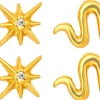 Set di orecchini a perno - Sparkling Stars