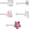Set di piercing - Pink Sparkle