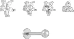 Set di piercing - Silver Blossoms
