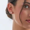 Set orecchini a perno - Silver Trio