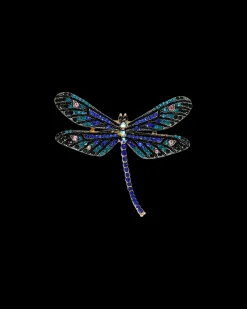 Spilla - Blue Dragonfly