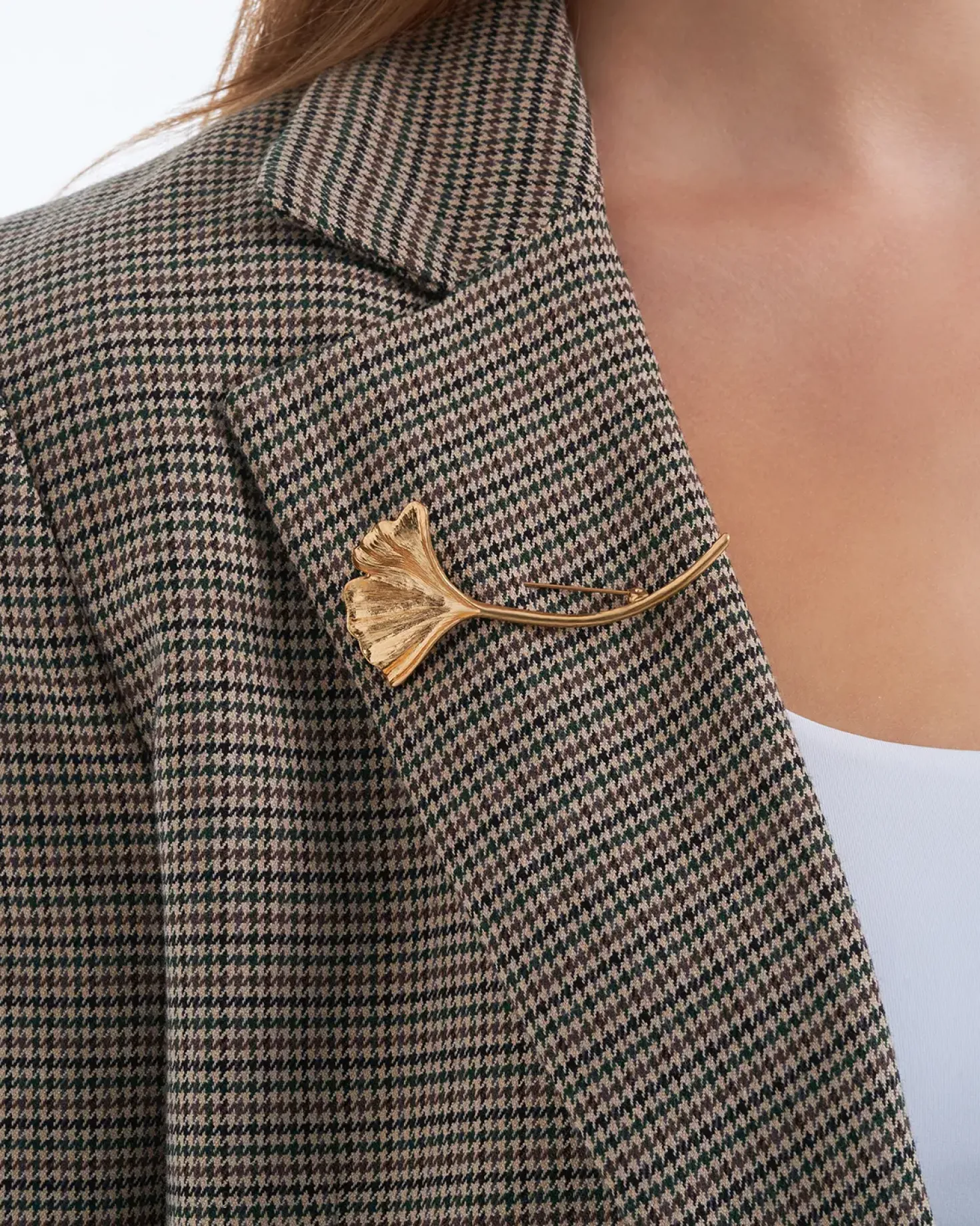 Spilla - Elegant Leaf