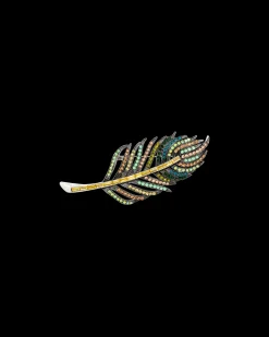 Spilla - Gleaming Feather