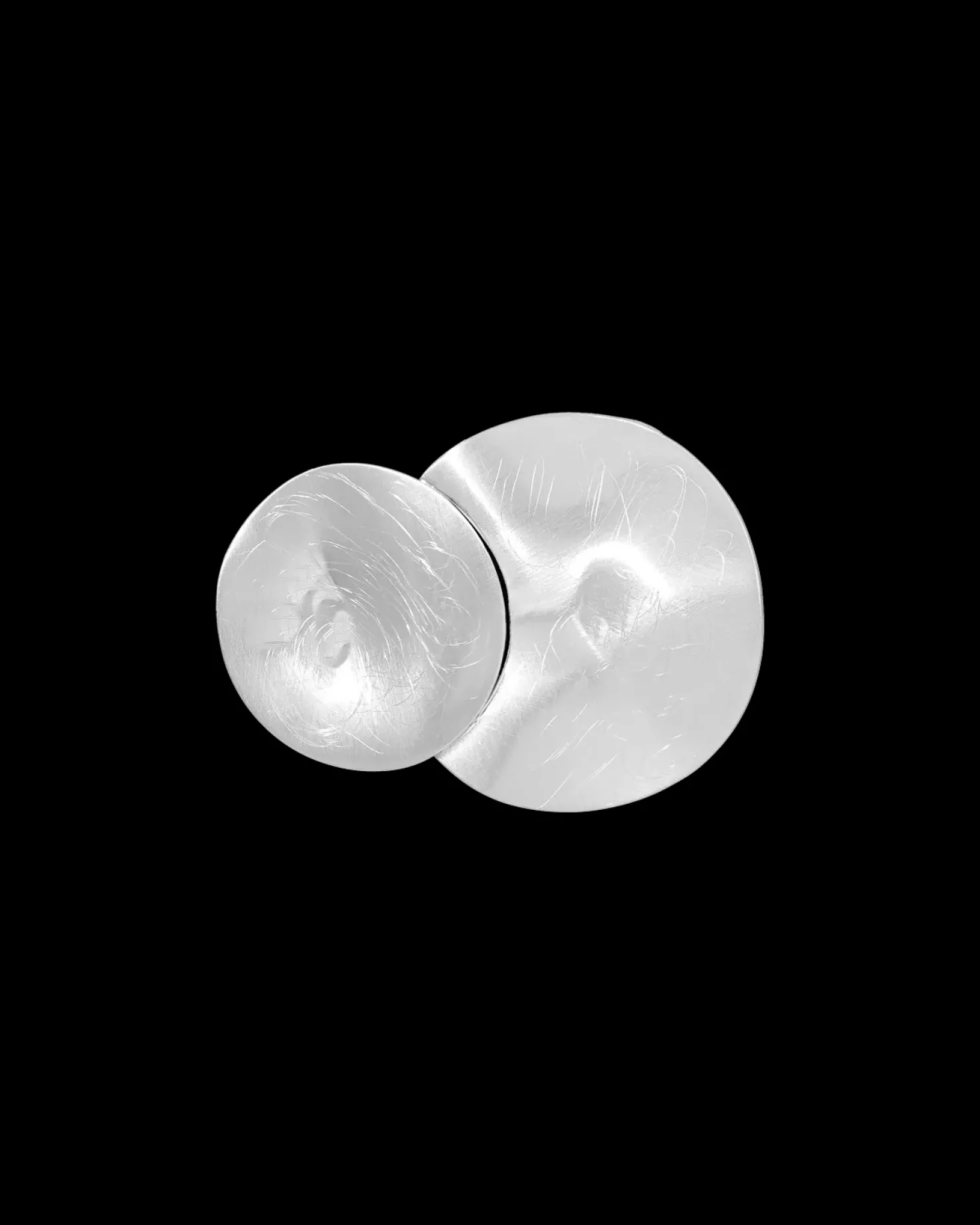 Spilla - Hammered Circles